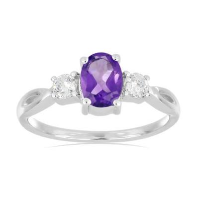 BUY STERLING SILVER NATURAL  IOLITE GEMSTONE CLASSIC RING